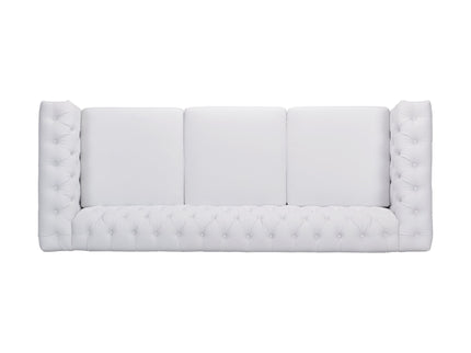 Chesterfield Style 3 Seater Sofa With Deep Button Tufting