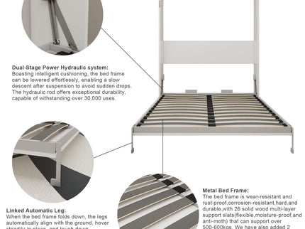Folding Vertical Murphy Wall Bed