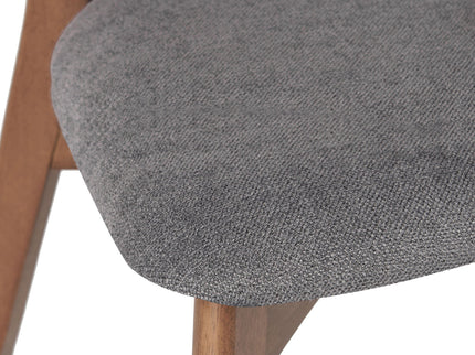 Mid Century Upholstered Dining Chairs (Set of 2)