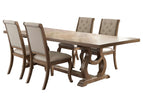 Light Brown / 5 Pc. Table, 4 Chairs