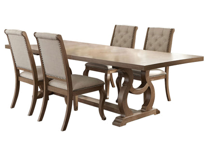 Fremont - Dining Set With Tufted Chairs
