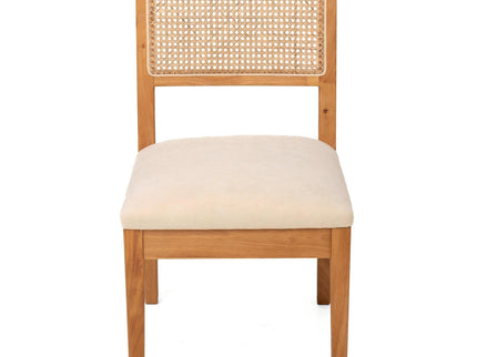 Compact Ergonomic Upholstered Side Chairs (Set of 2)