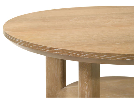 Crispin - Round Table With Lower Shelf