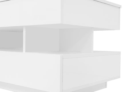 Multi Functional Lift Top Coffee Table With 2 Drawers