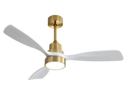 48" Ceiling Fan With 3 Blades, Remote Control Reversible DC Motor For Living Room