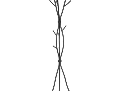 Coat Rack, Hall Tree, Free Standing, 11 Hooks, Entryway, Contemporary & Modern