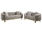 Light Brown / 2 Pc. Sofa, Loveseat