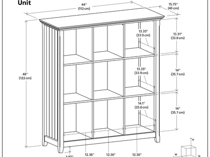 Acadian - Handcrafted Cube Storage