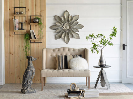 Leaf Side Table - Silver