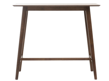 Bar Height Dining Table With Splayed Legs And Elongated Rectangular Top