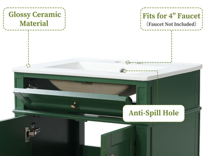 Wall Mounted Bathroom Vanity With Tip Out Drawer And Open Back Design