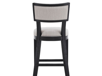 Upholstered Counter Height Bar Stools With Comfy Back (Set of 2)