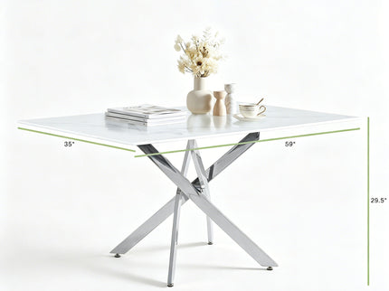 Modern Rectangular Table For Dining Room