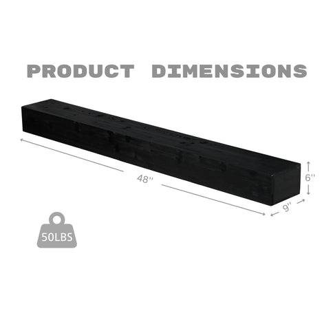 Fireplace Mantel Floating Shelf For Home Decor