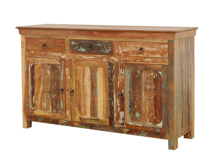 Mankato - 3 Drawer Accent Cabinet With 3 Doors - Wood