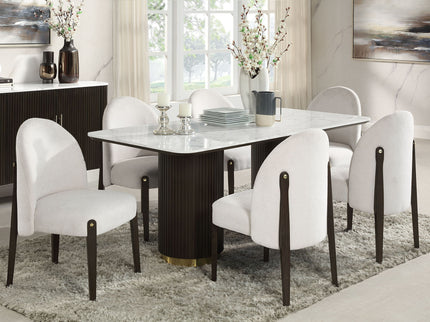 Clayten - Engineered Marble Top Dining Table - Marble