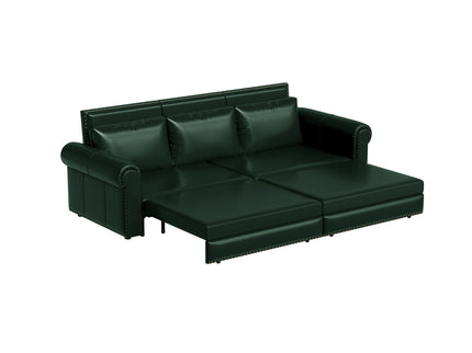Chesterfield Sofa & Pull Out Bed