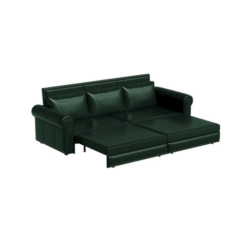 Chesterfield Sofa & Pull Out Bed
