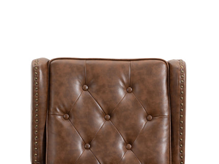 Modern Accent Armchair With Sturdy Wood Legs