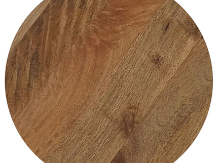 Waters - Round Accent Side Table - Honey