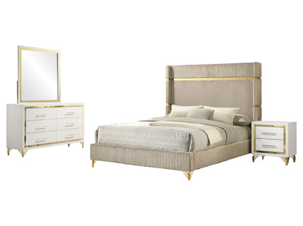 Malcolm - Bedroom Set With Wingback Design