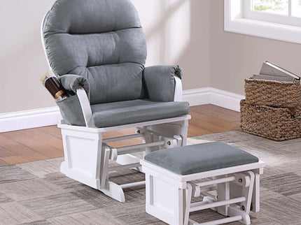 Glider Chair With Ottoman