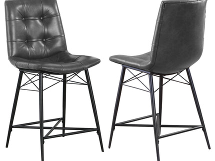 Counter Height Stools & Padded Seat (Set of 2)