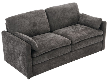 Cozy Upholstered Cushion Loveseat Sofa For Living Room