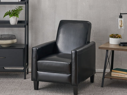 Upholstered Push Back Recliner Chair For Living Room