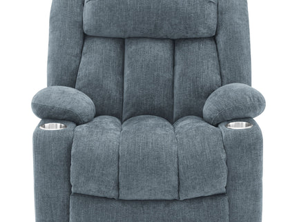 Beca - Upholstered Power Lift Recliner With Cupholders And USB Charging
