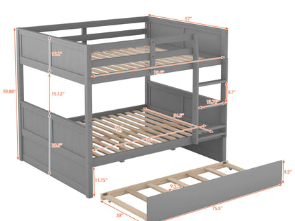 Bunk Bed With Twin Size Trundle