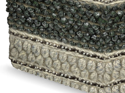 Grady - Handcrafted Square Pouf