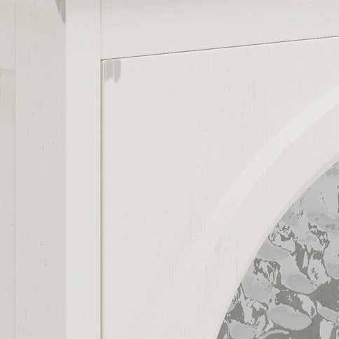 Vintage Farmhouse Bathroom Vanity With Ceramic Sink