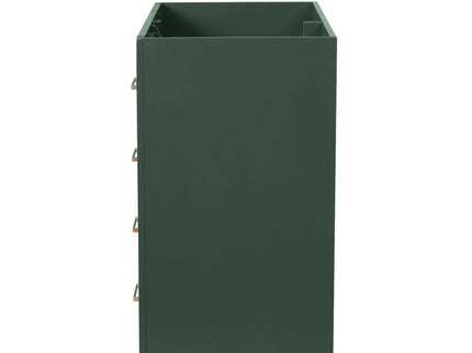 Retro Style Bathroom Vanity With 3 Drawers & Soft-Closing Doors
