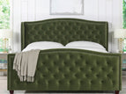 Green / Fabric / King