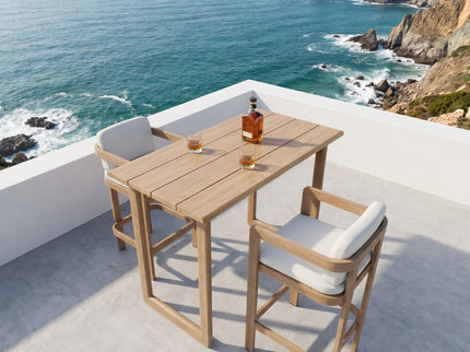 Outdoor Patio Bar Table - Natural