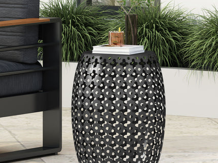 Modern Design, Metal End Table, Large