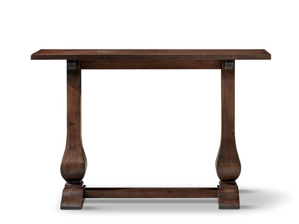 Whitmore - Trestle Console Table - Dark Brown