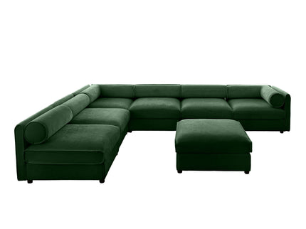 Modern Modular Sectional Sofa With Storag, Contemporary Cylindrical Design