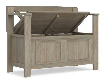 Amherst - Small Transitional Entryway Storage Bench