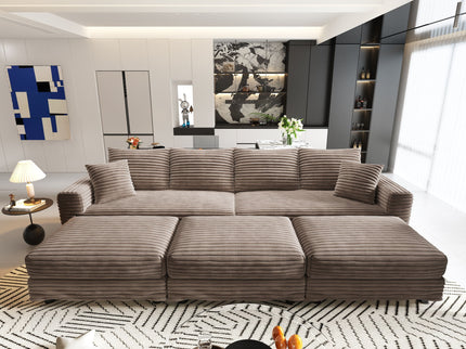 Modern Comfy Upholstered Sofa Cloud Couch & Deep Seat Couches