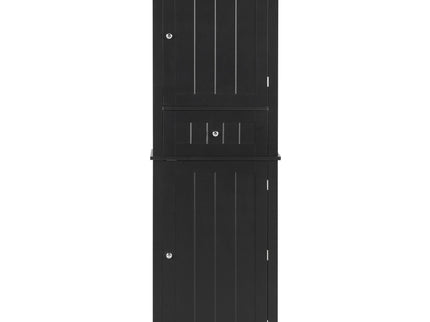Tall Freestanding Bathroom Storage Cabinet With Drawer And Adjustable Shelf