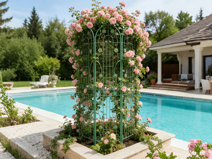 Metal Garden Trellis Rustproof Trellis For Climbing Plant Outdoor Flower Support