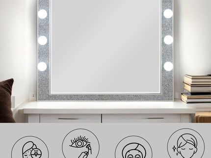 Sliverfluff - Mirror With Light - Mirrored / Champagne