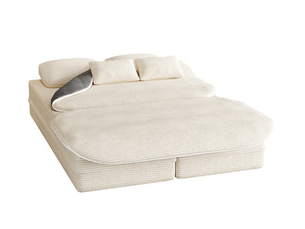 2 In 1 Foldable Sofa Bed With Multi Functional Blanket