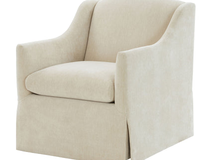 Luisa - Skirted Swivel Accent Chair