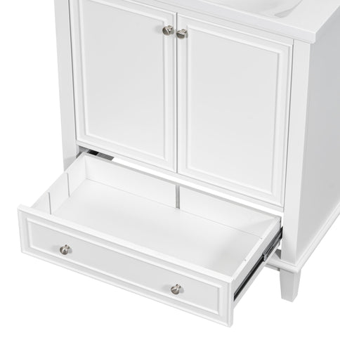 Modern Bathroom Vanity Base Only With Doors And Drawer