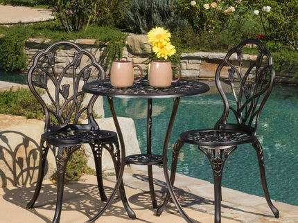 Nassau - Cast 3 Piece Bistro Set