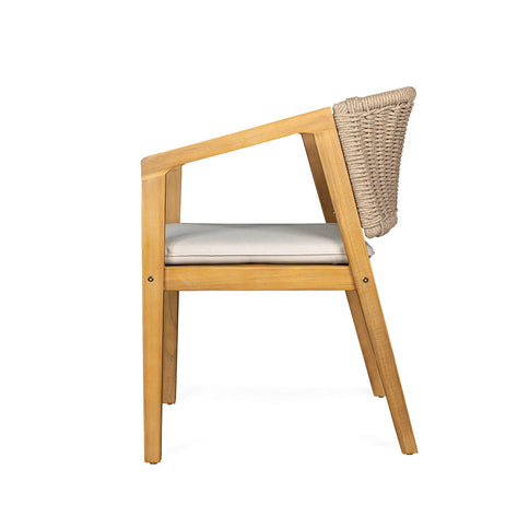 Patio Dining Chair (Set of 2) - Light Teak