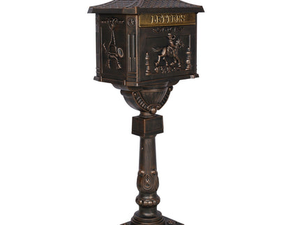 Cast Aluminum Mail Box, Postal Box, Mailbox